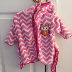 Owl Themed Infant Bathrobe